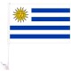 Uruguay Car Window Flag