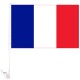 France Car Window Flag