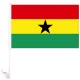 Ghana Car Window Flag