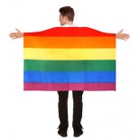 Rainbow Fan Cape Body Flag