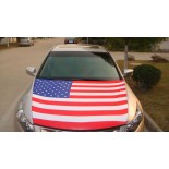 America Car Engine Hood Flag