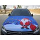 Merry Christmas Santa Car Engine Hood Flag