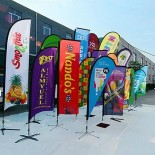 High Quality Custom Outdoor Swooper Flags
