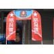 Top Quality Custom Outdoor Advertising Knife Flag Archway