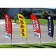 Top Quality Flying Outdoor Swooper Flag