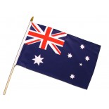 High Quality Polyester Australia Hand Flags
