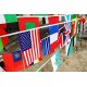 Cheap Double Sides Fabric Garden Bunting Flags